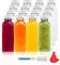 YBCPACK 16 Pack 350 ml Clear Plastic Juice Bottles with White Lids for Mini Fridge, 12 oz Empty Reusable Drink Containers for Smoothie, Milk, Juicing, and Other Drinkings.