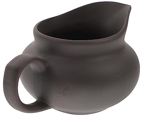 UPKOCH Ceramic Cup Kitchen Dispenser Vintage Kettle Pouring Jug Juice Cup Jug for Restaurant for Home Milk Tea Dispenser