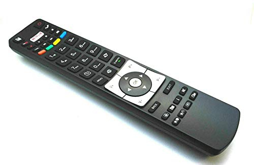RC5118 RC5118F - Telecomando di ricambio per telefunken Smart TV Netflix & YouTube