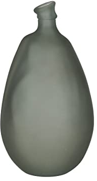 Mica Decorations Pinto Vase - 26x26x47 cm - recyceltes Glas - Petrol