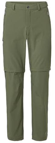 VAUDE Herren Mens Farley Stretch T-Zip Pants Iii Hose, Cedar Wood, 58 Kurz EU