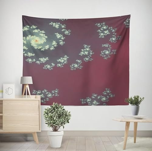 EHOMERY Wandteppich Modern Art Wanddekoration Esszimmer Muster Wandteppich Outdoor Wanddekoration Tumblr Wohnzimmer Schlafzimmer Wandbehang Dekoration 150x130cm