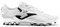 Joma Botas de Fútbol para Césped Artificial - Águila, 39-45 Negro y Blanco - Fabricado con Microfibra de Alto Rendimiento y Tacos Añadidos para Distribuciñon de Peso y Mejor Agarre