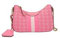 LIU JO Borsa a tracolla con logo jacquard (fucsia)