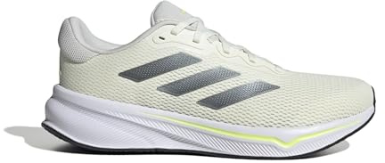 Adidas Herren Response Runner Shoes, Ivory/Grey/hi-Res Yellow, 39 1/3 EU