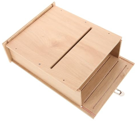 MOBUTOFU Outdoor Fledermaushaus Handgefertigter Fledermauskasten Für Garten Für Schaffung Eines Natürlichen Lebensraums Für Fledermäuse Einfache Und Pflege