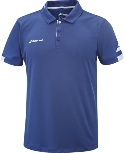 Babolat, Kurzarm-Polo Modell Play für Herren, Klassischer Kragen, Weiches und Bequemes Material, Ideal für Einzelspieler und Vereinsmannschaften.