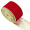 baotongle Rotes Samtband mit Draht, Samtband für Weihnachtsbaum, Geschenkverpackung, Dekoration, Schleifen, Basteln, Kränze, Rot, 6,3 x 9,1 m