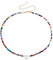 KBRPEY Herz Perlen Choker Halskette Bunte Rocailles Perlenkette Boho Schmuck Damen Kette Verstellbar Handgefertigt