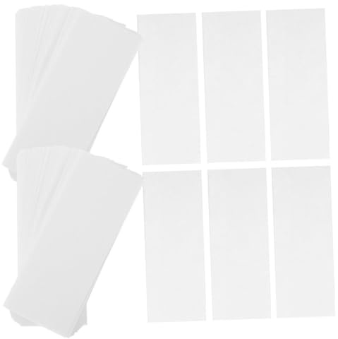ROMISBABA 1000 Stück Experiment Mit Saugfähigem Papier Experiment Löschpapier Wissenschaftlicher Experimentierstreifen Testpapierstreifen Experimentierpapierstreifen Neutrale Baumwolle Weiß