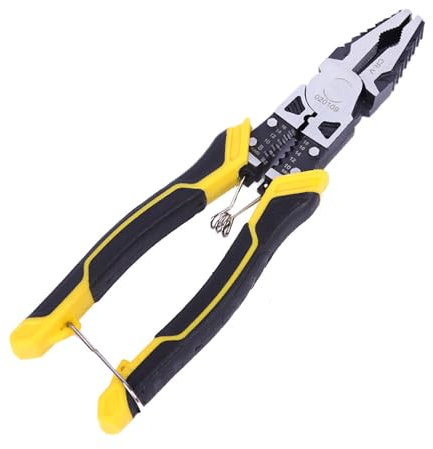 BJDSI 9 Inch Multifunctional Combination Pliers,Durability Screw Pliers,Sharp Engineer Pliers,Ergonomic Linesman Pliers,Versatility Linemans Pliers.