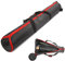 BOLLUMA 123cm Tripod Carrying Case, Heavy Duty Water-Repellent Bag with Handles and 3 Compartments, Full Length Zipper Closure, Padded Storage Bag for Light Stand, Mic Stand, Monopod, Telescope