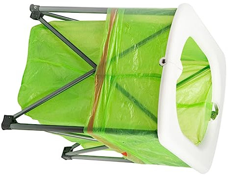 Sosoport Toilettes Pliantes Pot De Camping pour Adultes Portable Toilette Extérieure Multifonctionnelle Pliable Voyage Gel Toilette Camping Toilettes Extérieures pour Le Camping Blanche