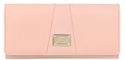 Laura Biagiotti Portafoglio Donna In Vera Pelle, Spazioso Con Scatola Regalo