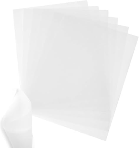 100 Stück Transparentpapier Bedruckbar, A4 Transparentpapier Weiß, Transparent Pauspapier, Dünn Transparent Papier, für Kopieren Sie Das Bild, Zeichnen