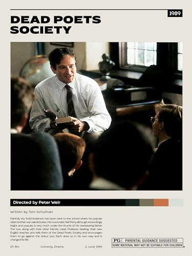 Dead Poets Society - Minimalist Poster 30 x 40 cm