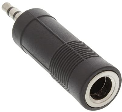 InLine 99303 - Adaptador de audio (clavija de 3,5 mm, estéreo a clavija de 6,3 mm)