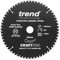Trend Craft Pro Sägeblatt – 250 mm Durchmesser 30 mm Bohrung 60 Zähne TCT