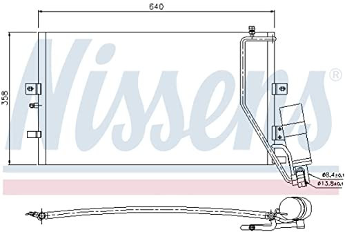 Nissens 94862 Condenser, air conditioning