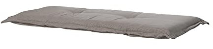 Madison Auflage Bank 100% Acryl-Rib Leber, Rot, Foie, 120 x 48 cm