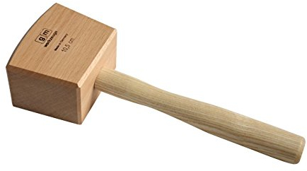 GM Schreinerklüpfel 10,5 cm Gr.1, Klüpfel Holzhammer aus Rotbuchenholz GM - Qualität