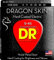 DR Strings DRAGON SKIN 9-46 Jeu de Cordes pour Guitare Electrique