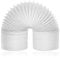 SPARES2GO 5m Extra Long Universal Condenser Vent Hose Pipe for All Makes and Models of Vented Tumble Dryer (5 Metres / 4)