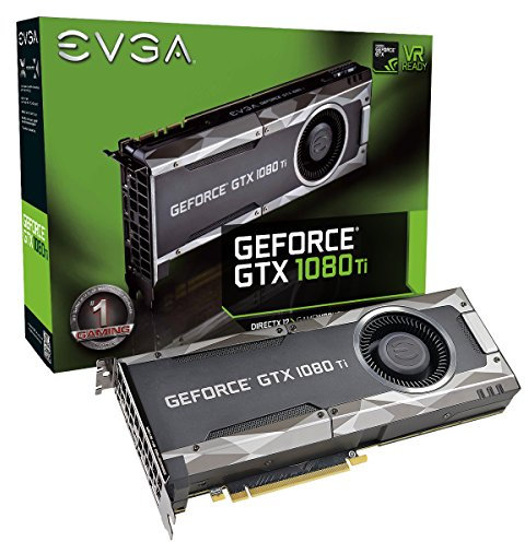 EVGA 11G-P4-5390-KR GeForce GTX 1080 TI 11Go GDDR5 Graphics Card - Graphics Card (GeForce GTX 1080 TI, 11 Gb, GDDR5, 352 Bit, 7680 x 4320 pixels, PCI Express 3.0)