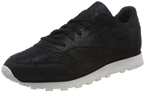 Reebok - Reebok Damenschuhe Sneakers BS9856 CL LTHR SHIMMER Schwarz - BS9856 - 37,5