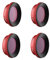 pgytech 4 Kamera Objektiv Filter für DJI Mavic Air Multicoated für Drone Quadcopter Rahmen Material Luftfahrt-Aluminium Legierung Objektiv Optisches Glas (ND8 ND16 ND32 ND64)