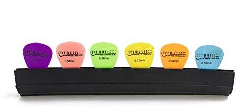 Guitar Microphone Stand Mic Plectrum Pick Holder - 6 Free Picks