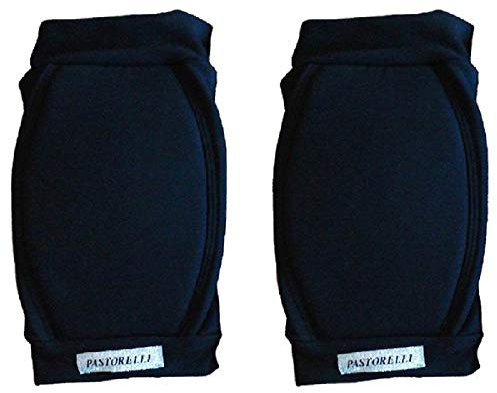 Coppia Ginocchiere Pastorelli Nero per Ginnastica Ritmica (Nere, S (per 7-11 anni)