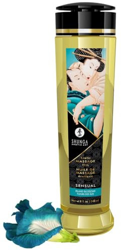 Shunga Erotic Arts Erotisches Massage-Öl, Turquoise, 240 ml