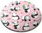 RM45458 Mauspad, Motiv: Kawaii Pandabären, Rosa