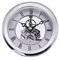 MoreChioce Transparent Skeleton Uhr, 4-1/16 Zoll (103 mm) Einbau-Uhr Römische Ziffer Uhrwerk Quartz Uhrwerk DIY Uhrwerk Zubehör
