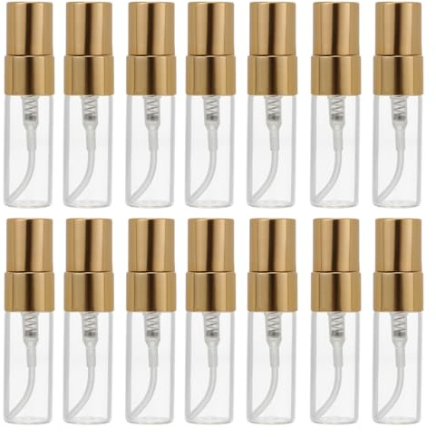 Lurrose 20st 3ml Parfümzerstäuber für unterwegs Proben Parfüm Abfüller Sprüh Flasche Mini Sprühflasche füR ParfüM Aufbewahrung