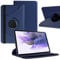 Galaxy Tab S7 FE Case, Multiple Angle 360° Folding Stand Pu Leather Cover Case for Samsung Galaxy Tab S7 FE 12.4 Inch Model SM-T730/T736B 2021 Release Tablet (BLUE)