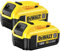 DeWalt Genuine DCB182X2 18V XR Li-ion 2 x 4.0Ah Batteries (Pack of 2)