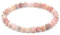 Miracles Minéraux Bracelet perle ronde 6 mm, pierre naturelle, création artisanale française, plus de 60 choix (Opale rose des Andes 6 mm)