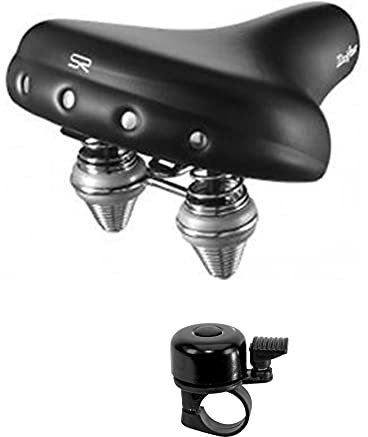 Selle Royal Drifter Gel Fahrradsattel Unisex Sattel Fahrrad Gelsattel inkl.Fahrradklingel