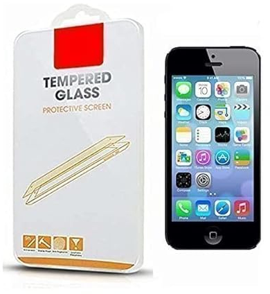 Screen Protector For iPhone 5 / 5S / 5C / SE Tempered Glass Phone Screen Protector Compatible With iPhone 5 / 5S / 5C / SE