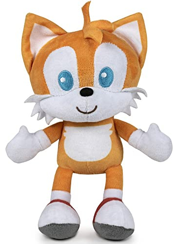 Peluche SONIC THE HEDGEHOG Personaggio TAILS Altezza 24cm