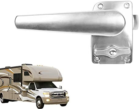 Pomurom Cerradura para Autocaravana, Cerradura Entrada con Cilindro latón – Cerradura Puerta con Superficie Resistente a la luz para baño Coche, Autocaravana, Cerradura