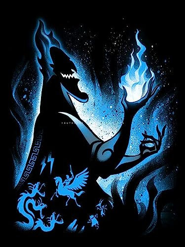 Youtheart Diamond Painting Hades Diamond Art Villain, 5D Full Drill Cross Stitch Embroidery Kits, DIY Wall Décor