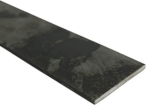 50mm Width x 3mm Thick Plain Mild Steel Flat Bar Solid Metal Plate | Steel Metal Strip (1000mm (100cm) Length)