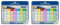 STAEDTLER Stundenplan Lumocolor, selbsthaftend und wiederverwendbar, trocken abwischbar, inklusive Lumocolor correctable und Stiftklemme, 641 SP2 (Packung mit 2)