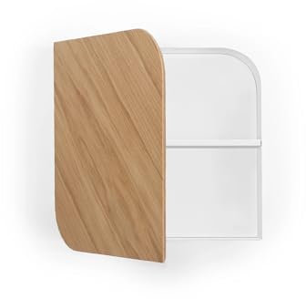 Woodendot Cielo Wandschrank · Eiche & Weiß