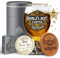 CROWNLY CRYSTAL® Funny Beer Glasses for Dad - Personalised Gifts for Men - Dad's Birthday Present
