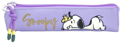 CYPBRANDS Unisex Kinder Snoopy Portatodo Mini-1950 Federmäppchen, dunkelviolett