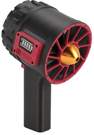 Turbo Fan Turbine Jet Blower, 1000000 RPM Super Jet Dry Blower Fan with High Speed Brushless Motor, 12 Blade Fan 7KG Thrust Electric Air Duster with LCD Display for Car Keyboard